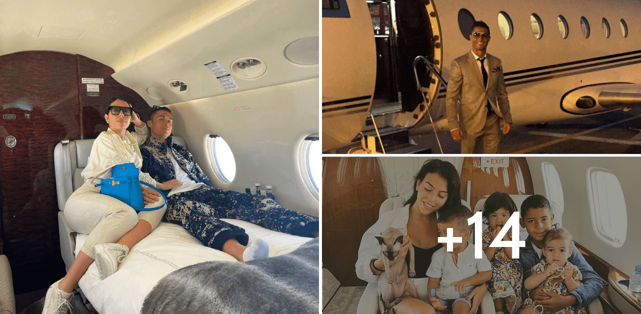 Inside Ronaldo's £60M luxury jet that his family used to fly to Saudi ...