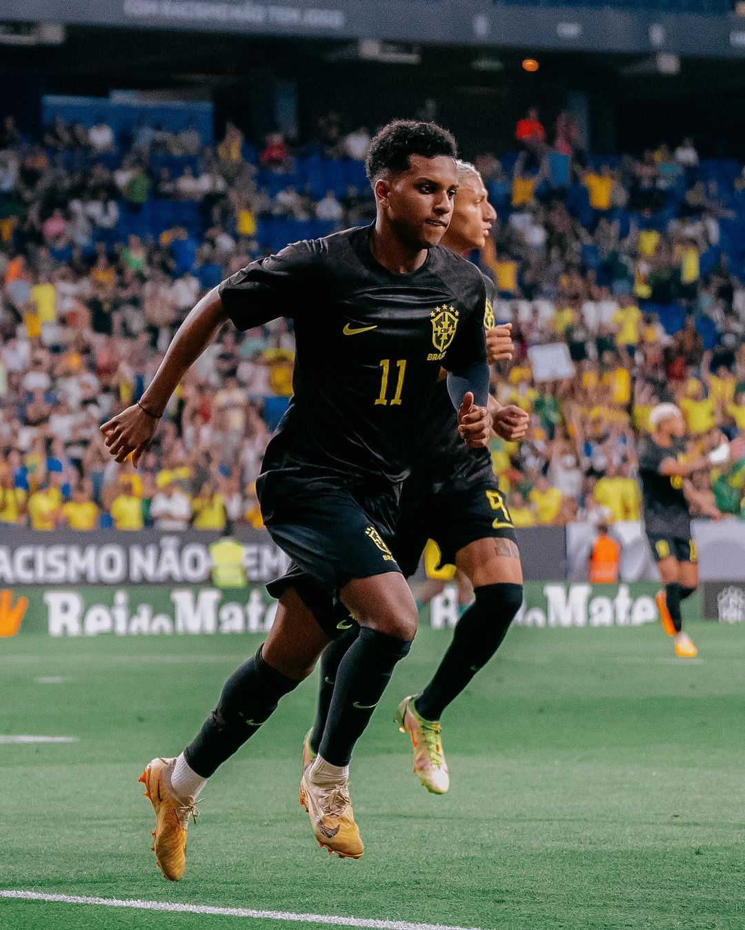 Just days after Vinicius and Rodrygo took the No. 7 and No. 11 shirts for Real Madrid, they both scored for Brazil