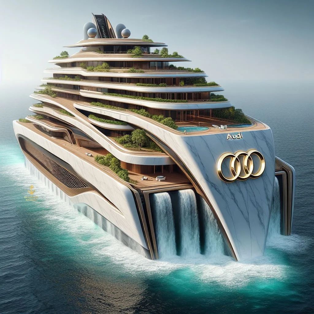 Embark on Opulent Seas: Introducing the Audi-Inspired Mega Yacht Concept