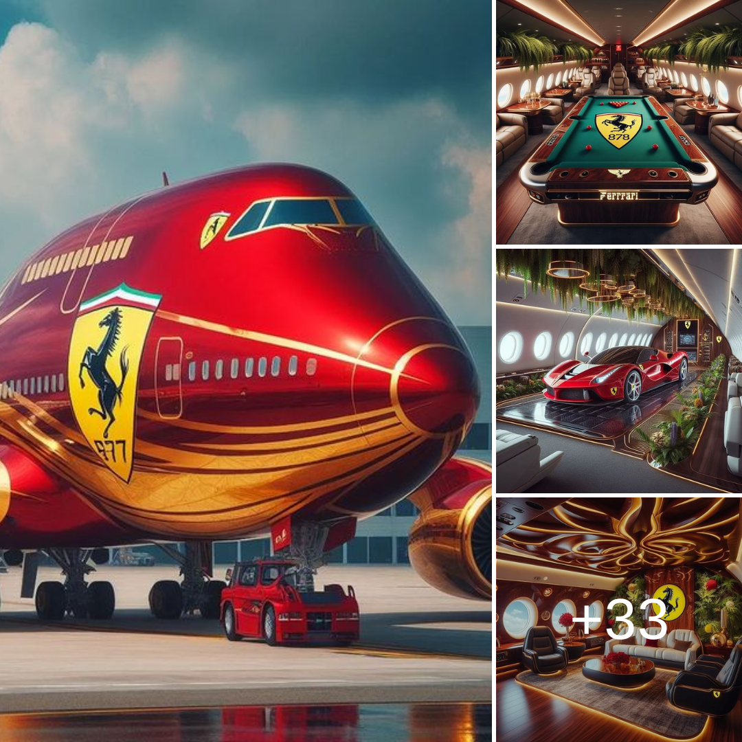 Indulge In Opulence Experience The Ferrari Inspired Private Jet For