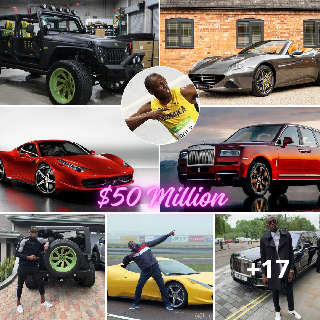 Inside The Fastest Man In The World ‘s Car Collection – Usain Bolt