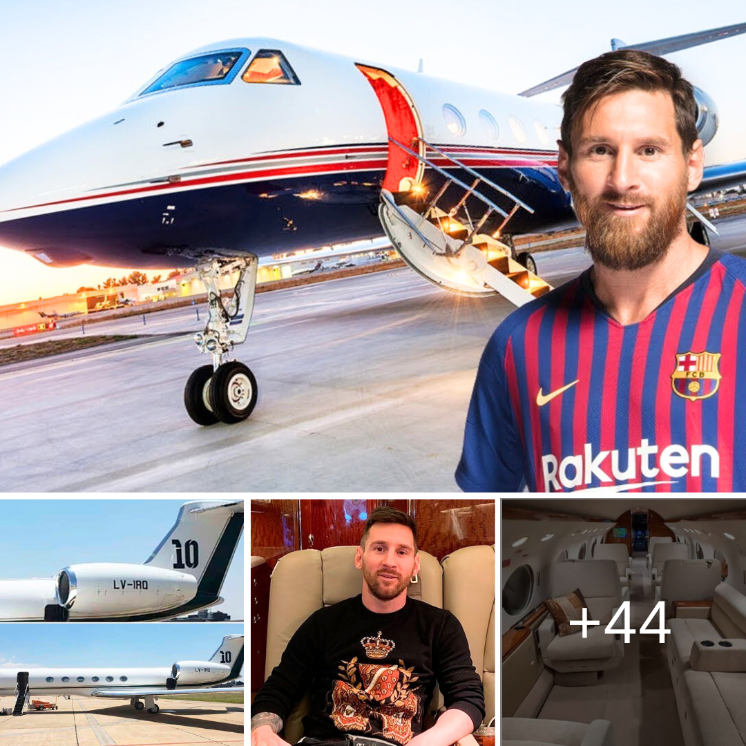 Messi's $30M jet is allowed to park at the house 