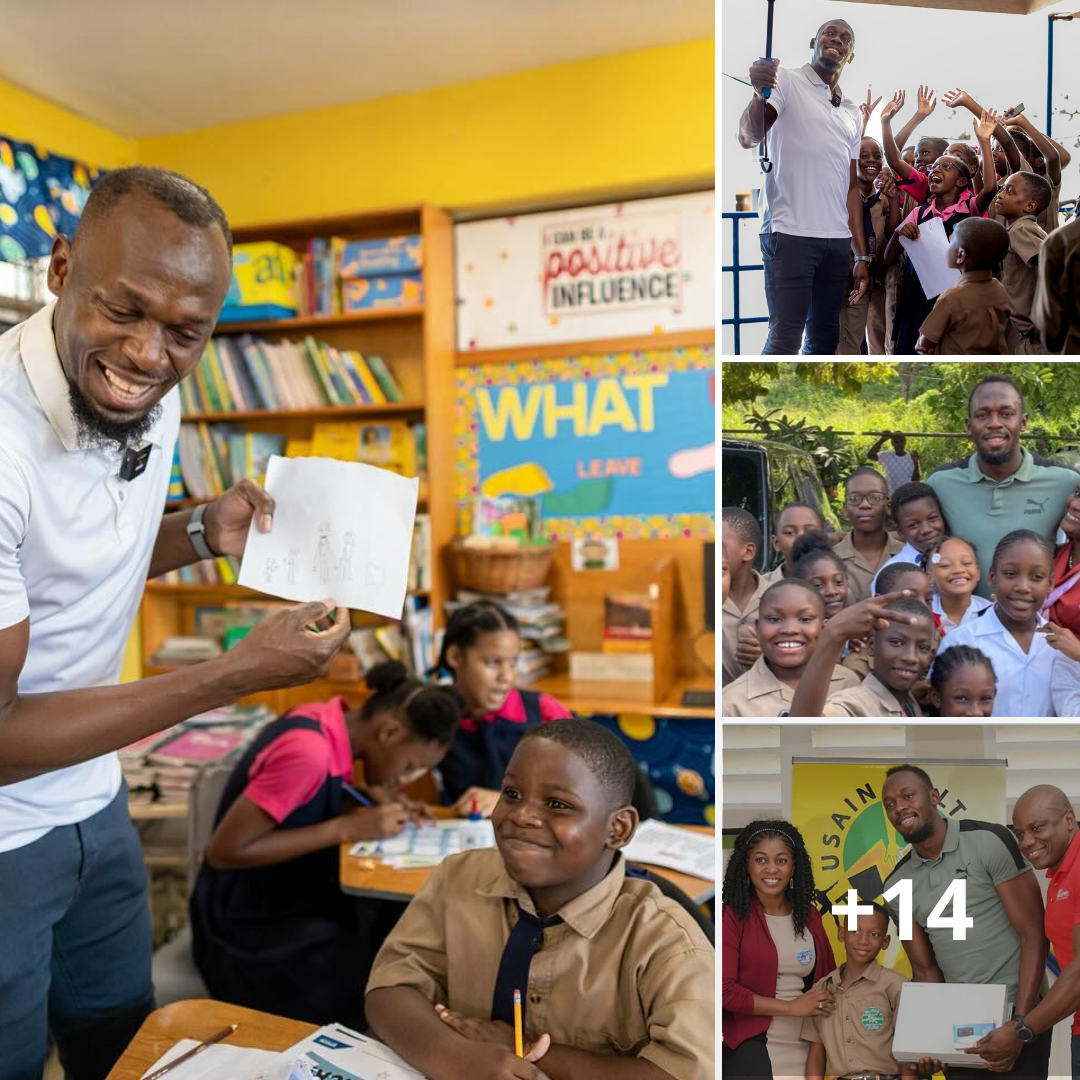 Big Heart: Usain Bolt Foundation Has Made A Donation Of 150 Laptops To 