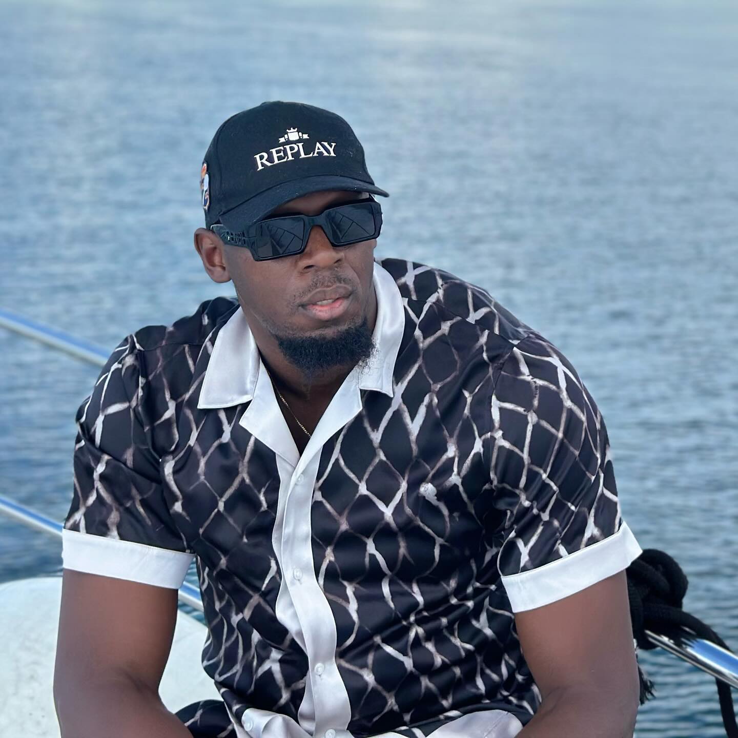 BOLT on BOAT: The fastest man Usain Bolt is visiting island paradise in ...