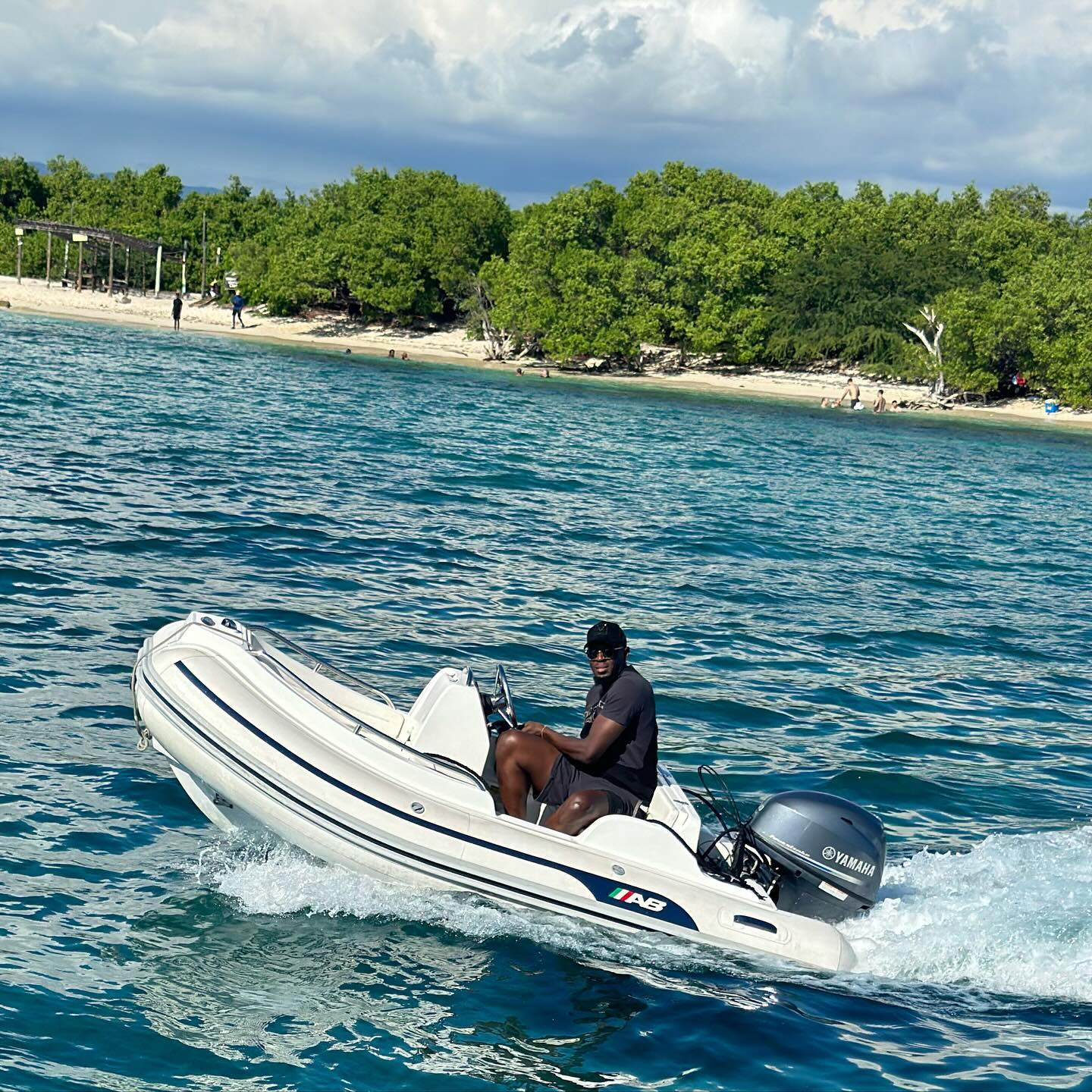 BOLT on BOAT: The fastest man Usain Bolt is visiting island paradise in ...